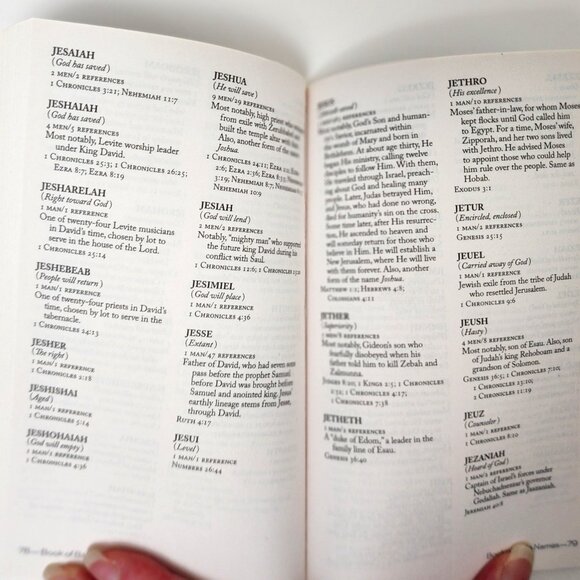 The Book of Bible Names: Fast Facts All 2,026 People Named in Scripture NEW - Picture 2 of 5